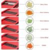 Vegetable Slicer Grater Mandoline Peeler Cutter