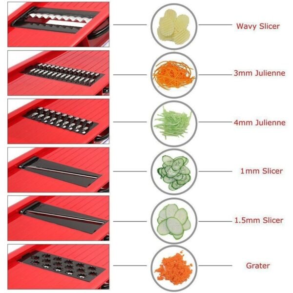 Vegetable Slicer Grater Mandoline Peeler Cutter