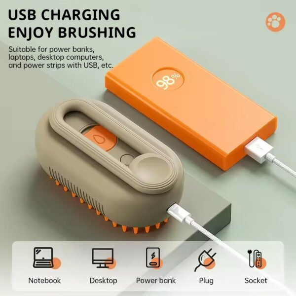 Electric Spray Pet Comb for Cats & Dogs