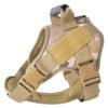 Tactical dog vest: for large dogs (German Shepherd, Golden Retriever) – training, military-style accessories.