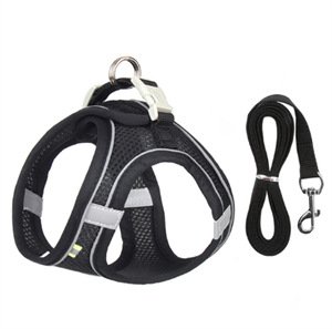 Adjustable Reflective Breathable Mesh Pet Harness