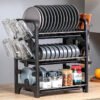568460856 Stainless Steel Dish Storage Rack