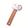 Wooden Handle Double Wheel Round Roller Knife