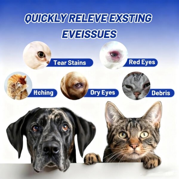 Dog eye drops pet dog eye drops soothe dry red eyes and clean
