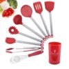 Stainless Steel Silicone Kitchen Utensil Set