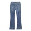 Mid waist flared jeans women's clothing