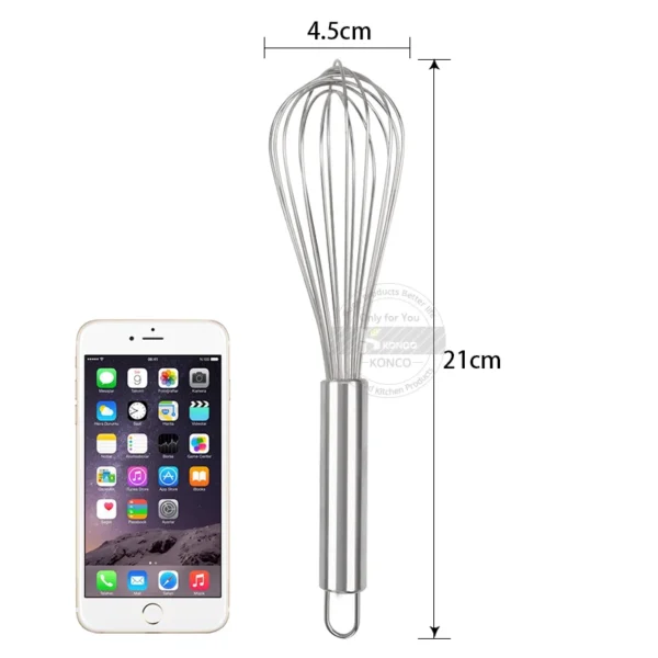 Stainless Steel Egg Whisk Egg Frother