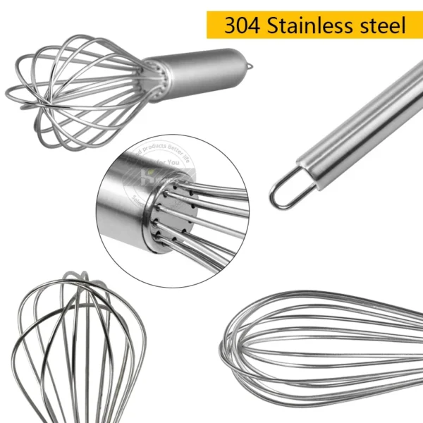Stainless Steel Egg Whisk Egg Frother