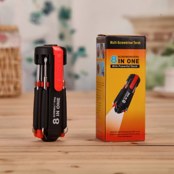 8-in-1 Multi-Function LED Screwdriver Kit