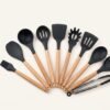 9 Pcs Silicone Spatula Heat-Resistant Soup Spoon (Copy)