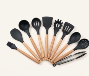 9 PcsSet Silicone Spatula Heat-resistant Soup Spoon Non-stick Special Cooking Shovel Kitchen Tools 9 Pcs Silicone Spatula Heat-Resistant Soup Spoon (Copy)