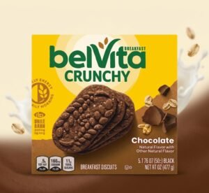 Belvitta Type Nut Butter Oat Biscuit Energy Breakfast Snack Food Crunch Whole Grain High Fiber Factory Bulk Export (2) BelVita Cinnamon Brown Sugar Biscuits (Copy)