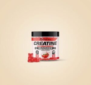 BioFlex 5000mg Creatine Monohydrate Gummy Supplement 120 Flavored Gummies OEM Private Label Sports Nutrition for Adults Made (2) Muscle Growth Pre Workout Gummies (Copy)