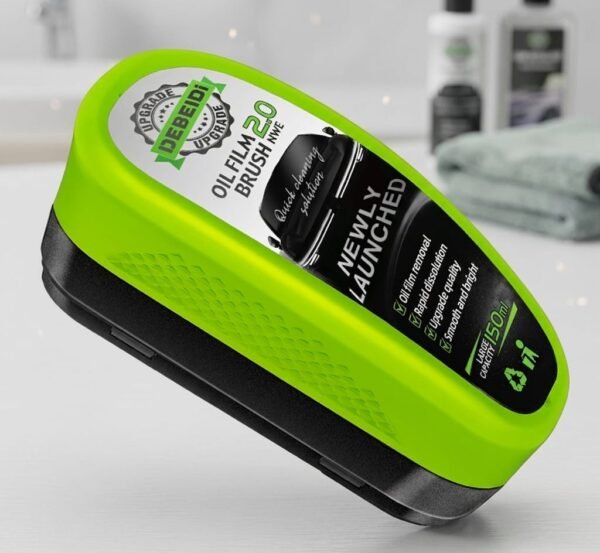 Car Glass Oil Film Remover with Sponge Cleaning Brush