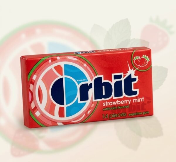 Orbit Strawberry Mint Sugarfree Chewing Gum (Copy)