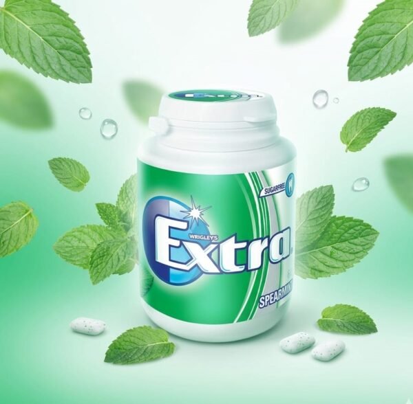 For Sugar Free Chewing Gum Trusted Brand with Fresh Mint Taste in BoxBottle Bulk Packaging for Retail Chains Extra Spearmint Sugarfree Gum Bottle (Copy)