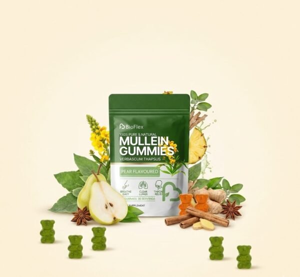 Mullein Gummies for Lungs Cleanse & Detox (Copy)
