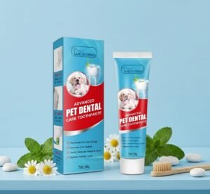 Pet Toothpaste for Dogs and Cats Oral Care Edible Fresh Breath Dental Cleaning (2) Advanced Pet Dental Toothpaste (Copy) (Copy)