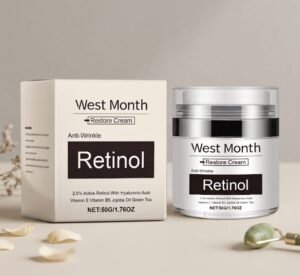 West&Month Retinol Skin Care Cream Lighten Fine Lines Hydrating Moisturizing Soft Nourishing Skin Cream (2) Anti-Wrinkle Restore Cream (Copy)