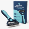 Dual-Row Deshedding Rake