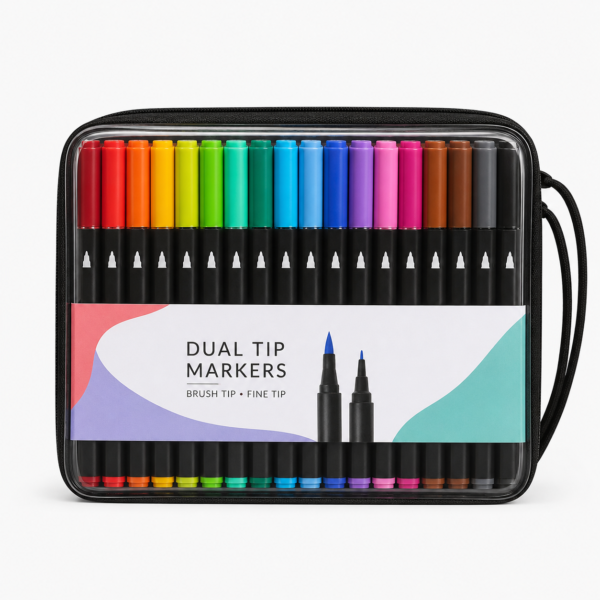 dual-tip-markers-main Dual Tip Markers Set