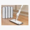 Flat Spray Mop with 4 Washable Microfiber Pads