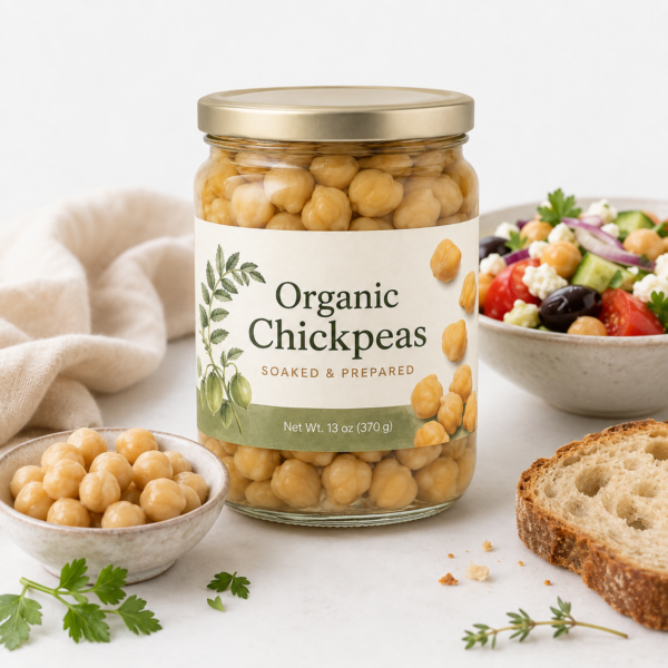 Organic Chickpeas (13 oz)