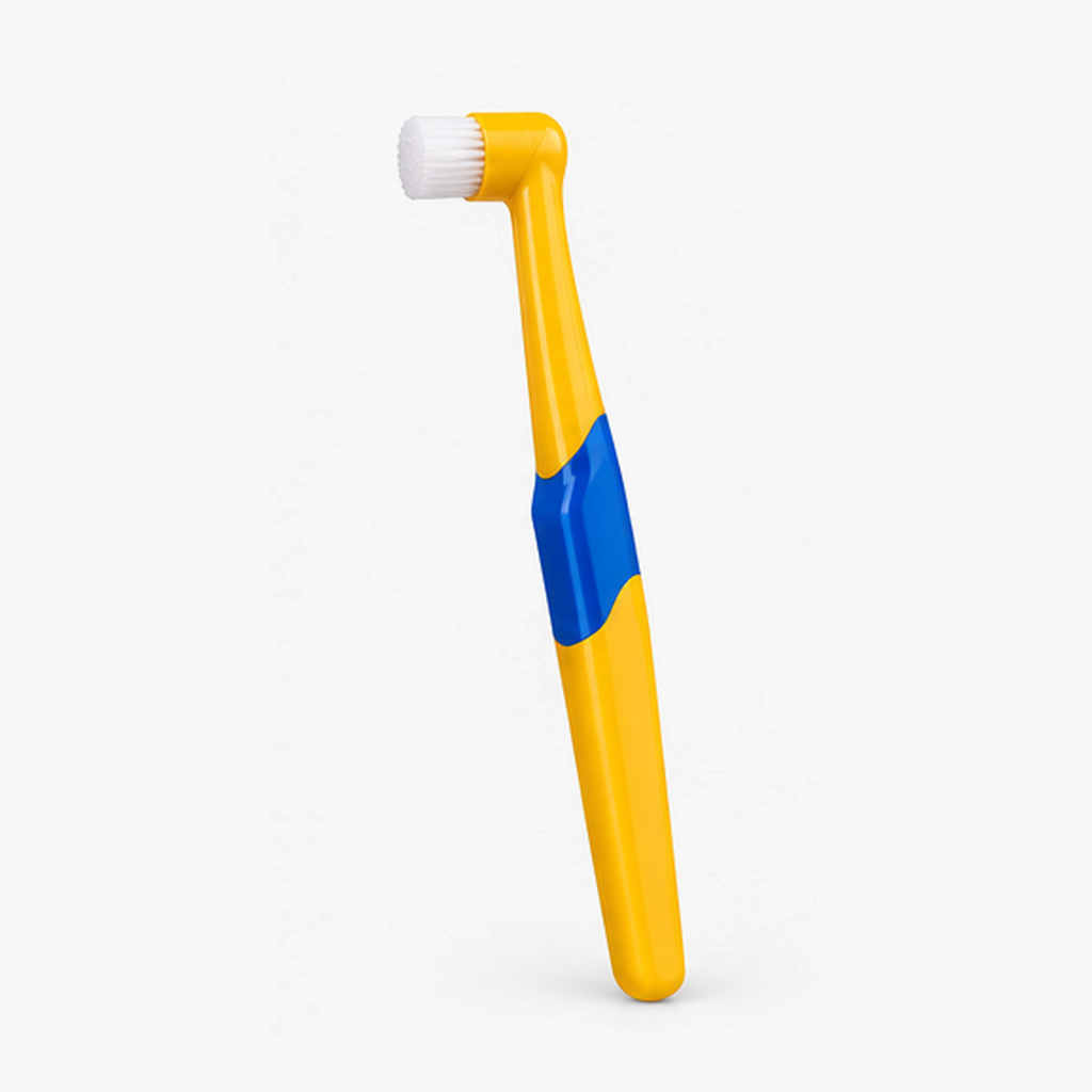 Angled Pet Dental Cleaning Brush
