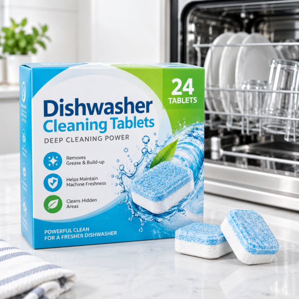 Dishwasher Cleaning Tablets - 24 Count