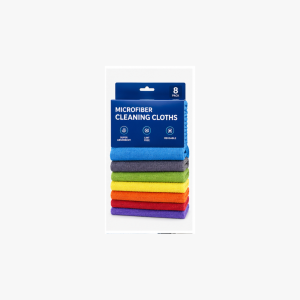 Microfiber Cleaning Cloths - 8 Pack