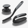 3-Piece Ergonomic Scrub Brush Set